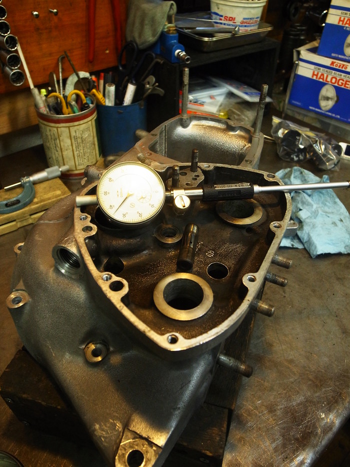 1965trumph Tr6 タイミングギア周り Vintage Motorcycle Study