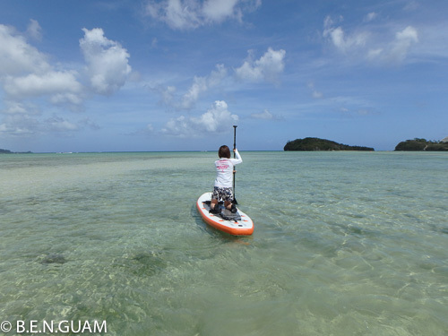 グアムの海で初SUP！！_c0355489_17460210.jpg