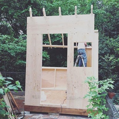 ＤＩＹ小屋づくり（基礎）セルフビルドで庭の小屋作りに挑戦♪_f0023333_23202476.jpg