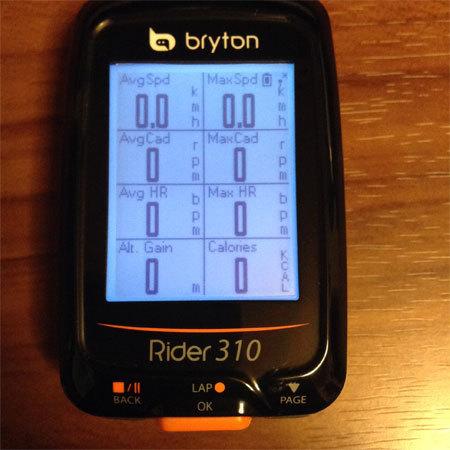 GPSサイコン bryton Rider310 初テスト : 小坂クライマーの週末