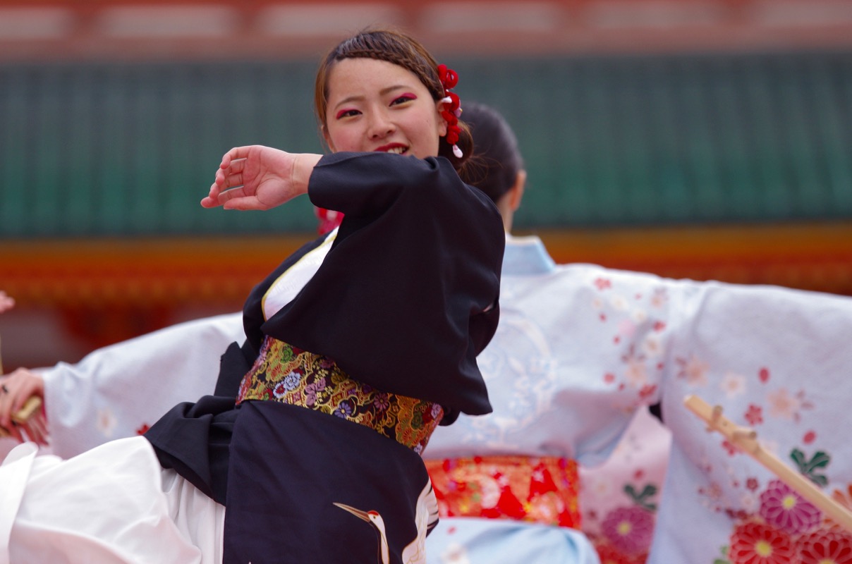 ２０１６京都さくらよさこい２日目その１５（京炎そでふれ！華羅紅）_a0009554_2219630.jpg