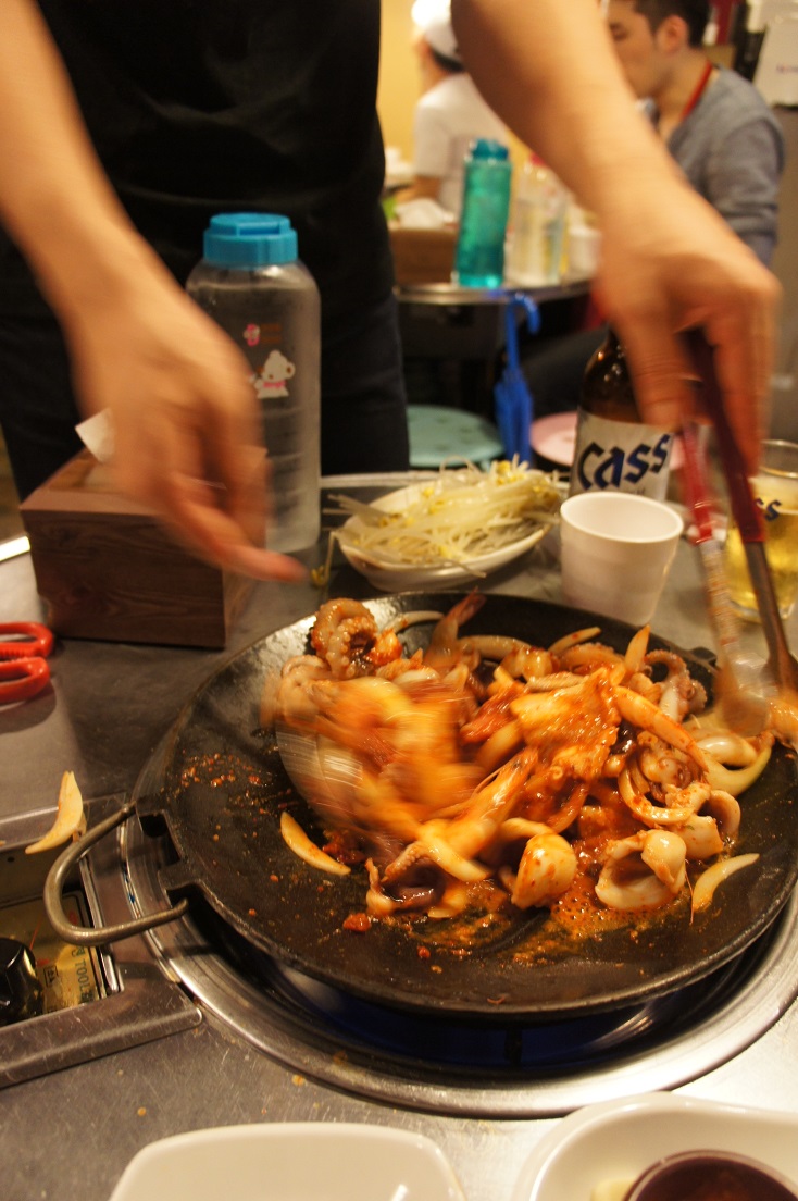 江南でチュックミ サムギョプサル!_b0060363_9351335.jpg
