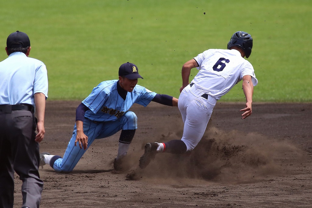 平成２８年度春季京都府高等学校野球大会　京都翔英ｖｓ京都廣学館１_a0170082_1948546.jpg