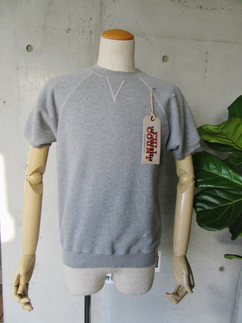 FULL COUNT ・・・ 注目のDAMAGED SWEAT S/S TEE・後発カラーGRAY 色!★!_d0152280_18344522.jpg