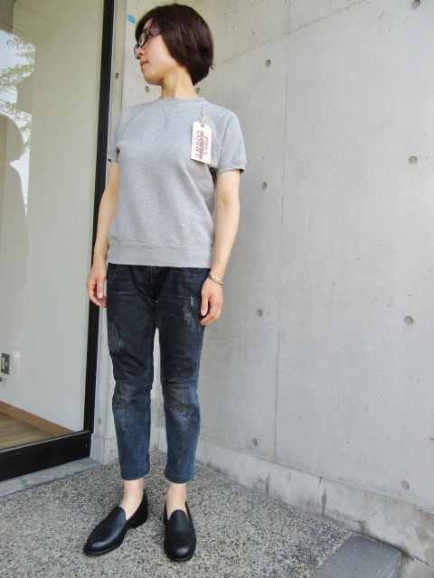 FULL COUNT ・・・ 注目のDAMAGED SWEAT S/S TEE・後発カラーGRAY 色!★!_d0152280_18373521.jpg