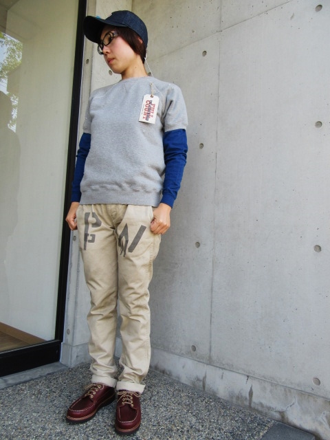 FULL COUNT ・・・ 注目のDAMAGED SWEAT S/S TEE・後発カラーGRAY 色!★!_d0152280_1840342.jpg