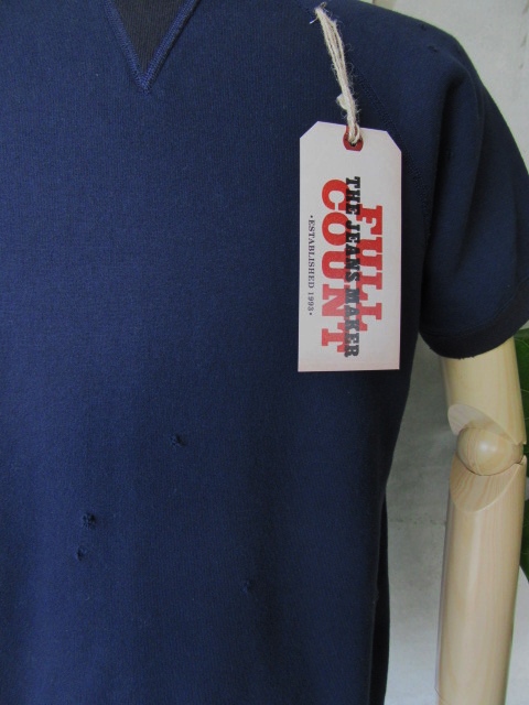 FULL COUNT ・・・ 注目のDAMAGED SWEAT S/S TEE・後発カラーGRAY 色!★!_d0152280_18423919.jpg