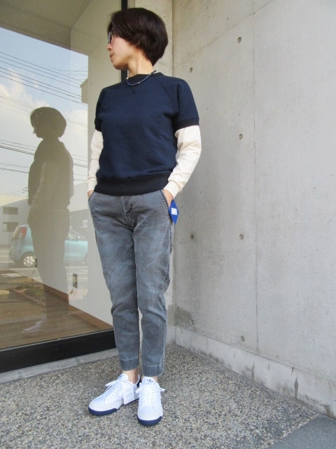 FULL COUNT ・・・ 注目のDAMAGED SWEAT S/S TEE・後発カラーGRAY 色!★!_d0152280_18434189.jpg