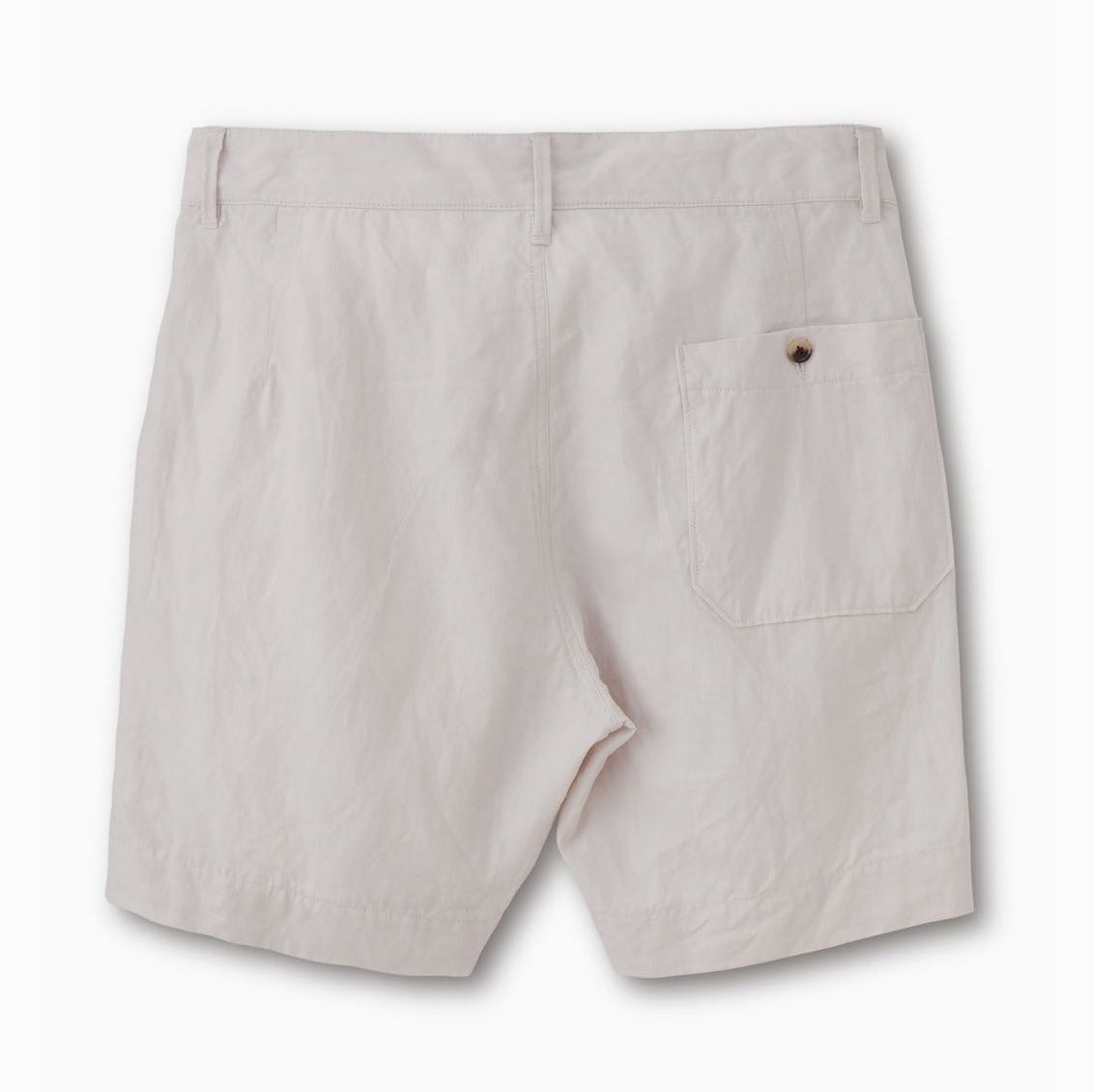 PHIGVEL - LINEN ARMY SHORTS : HUMAN and THINGS.BLOG