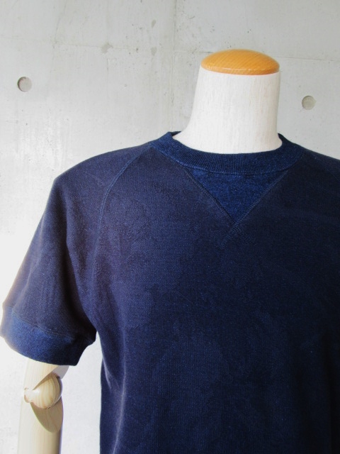 15周年・当店別注 ・・・ Indigo SWEAT S/S TEE By BIRVIN UNIFORM (再!)_d0152280_11251382.jpg