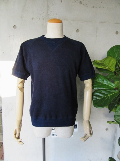 15周年・当店別注 ・・・ Indigo SWEAT S/S TEE By BIRVIN UNIFORM (再!)_d0152280_1125414.jpg