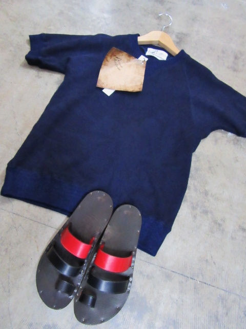 15周年・当店別注 ・・・ Indigo SWEAT S/S TEE By BIRVIN UNIFORM (再!)_d0152280_11324121.jpg