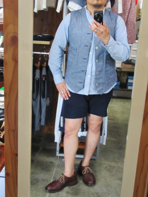 15周年・当店別注 ・・・ Indigo SWEAT S/S TEE By BIRVIN UNIFORM (再!)_d0152280_17363582.jpg