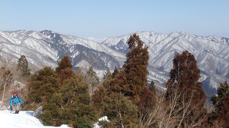 【美濃／虎子(トラス)山】寡雪の冬は“虎の子”の残雪求めてヤブ山彷徨_c0097754_15552942.jpg