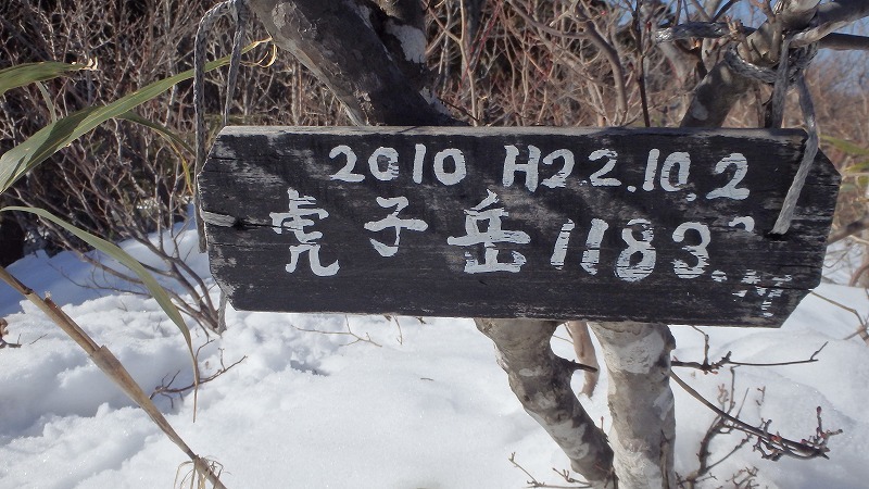 【美濃／虎子(トラス)山】寡雪の冬は“虎の子”の残雪求めてヤブ山彷徨_c0097754_15562335.jpg