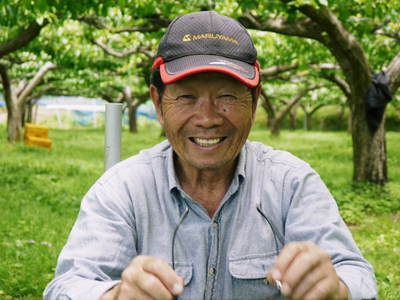 熊本梨 本藤果樹園 結果枝の樹勢に合わせた2次摘果の話_a0254656_19492145.jpg