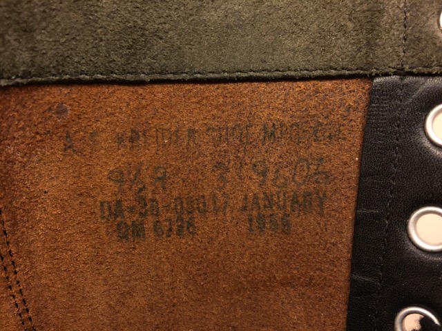 5月18日(水)大阪店ヴィンテージ&スーペリア&アクセサリー&ブーツ入荷!#3U.S.MilitaryBoots編!50\'sD.Stock_c0078587_133024.jpg