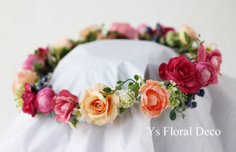 ピンクとオレンジの花冠 フラワーガーデン(石川県金沢)さんで挙式の新婦さんへ_b0113510_18124811.jpg
