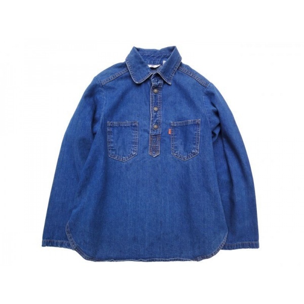 オールド&ヴィンテージ LEVI'S 70''s デニムプルオーバーシャツ ORENGE