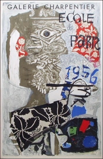 ECOLE de PARIS 1956 ポスター アントニークラーベ ECOLE de PARIS