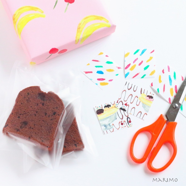 パウンドケーキのラッピング♪_d0098954_14505522.jpg