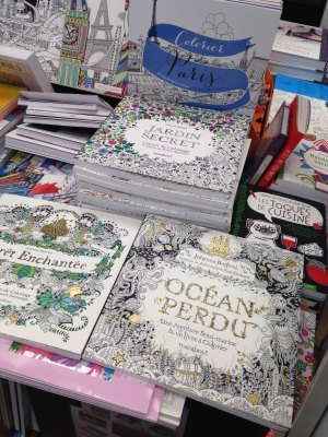 フランスの本屋で見つけたジョハンナの塗り絵シリーズ オトナのぬりえ ひみつの花園 オフィシャル ブログ