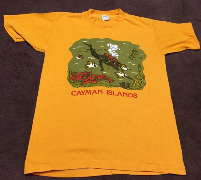 5月２１日（土）入荷！！８０S〜　CAYMAN ISLANDS ダイバー T-shirts!!_c0144020_13333591.jpg