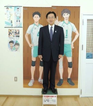 ハイキュー!!岩泉選手、及川選手と記念写真をどうぞ【道の駅いわいずみ(岩泉町)】_b0206037_07424463.jpg
