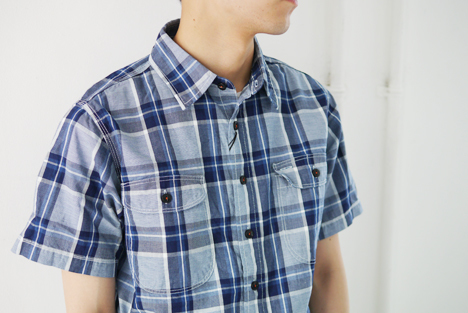 KATO` BASIC LINEN PULLOVER SHIRT , MADRAS CHECK SHIRT_c0307275_20333058.jpg