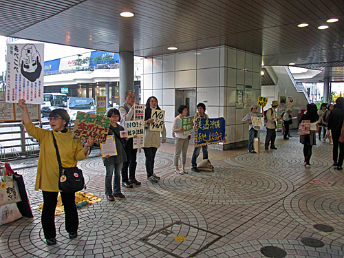 平和行進　渋谷散歩　新宿西口意思表示_a0188487_23531724.jpg