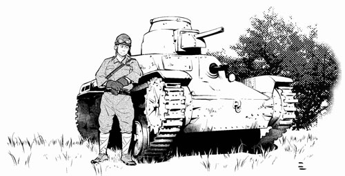 「戦車兵の歌」の挿絵(九五式軽戦車)_f0172388_753655.jpg