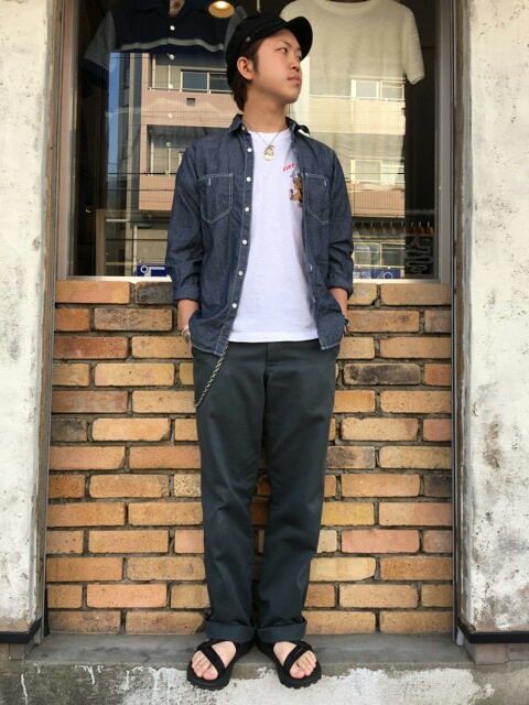 週末恒例出勤スタイル_c0167336_16585354.jpg