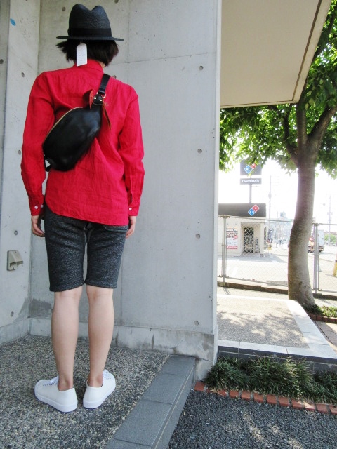 「赤」LINEN B/D SHIRTS ・・・ By James Mortimer_d0152280_0572652.jpg