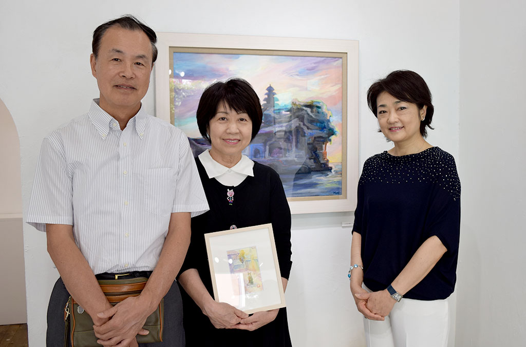 神山真理 展 「 Bali colours 」@最終日_e0272050_12205686.jpg