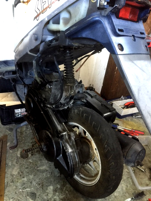 倉庫整理 スズキ初期セピア?エンジン エンジンがかからない