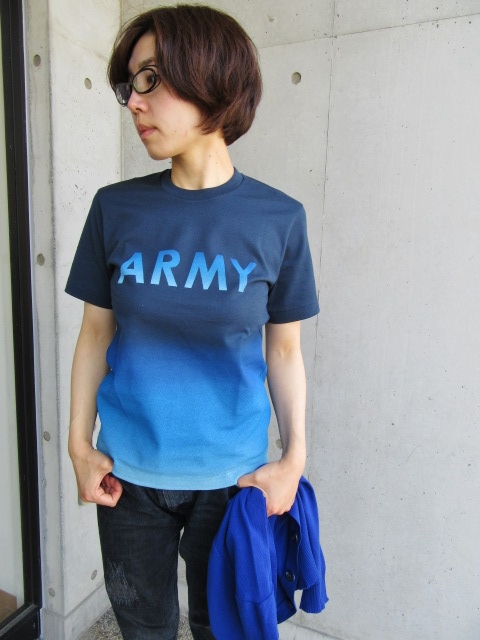 COO CHU CAMP ･･･ TIE DIE「ARMY」(Happy Gradation TEE)！★！_d0152280_1131302.jpg