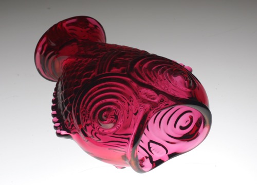 Baccarat CARP VASE 1990\'s_c0108595_23433781.jpg