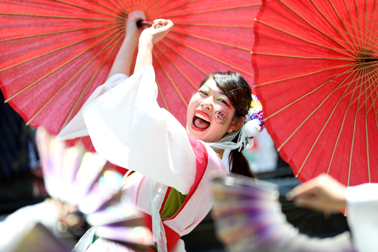 豊川おいでん祭「静岡大学よさこいサークル　お茶ノ子祭々」_f0184198_2023328.jpg