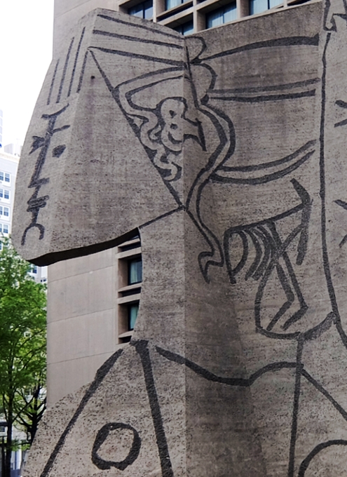 NYの街角アートで学ぶ「ポニーテールは若返りのもと?」、Picasso\'s Bust of Sylvette, by Carl Nesjär _b0007805_8385031.jpg