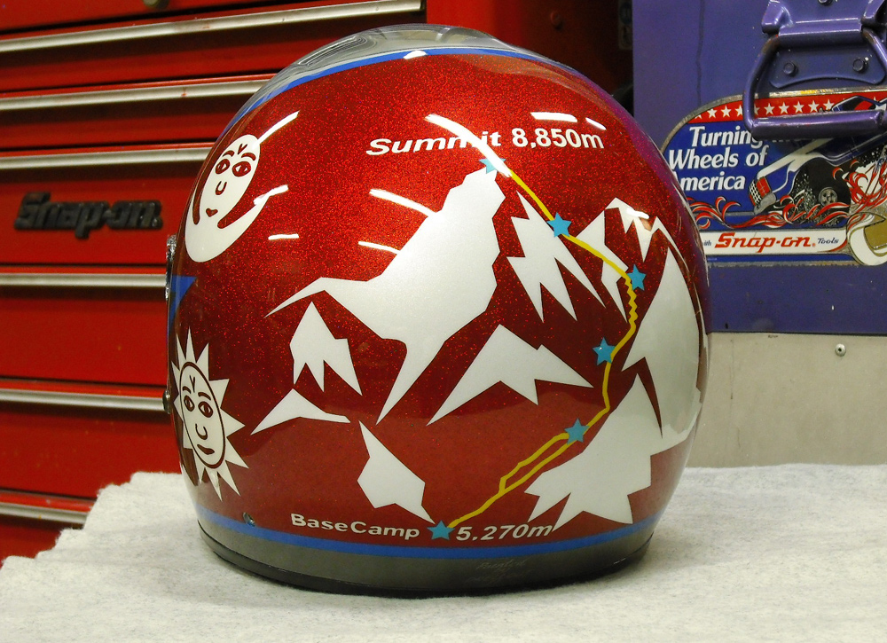 BELLヘルメット謹製KF3をペイントしてみた。_d0130115_16474071.jpg