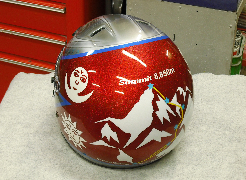 BELLヘルメット謹製KF3をペイントしてみた。_d0130115_1744388.jpg