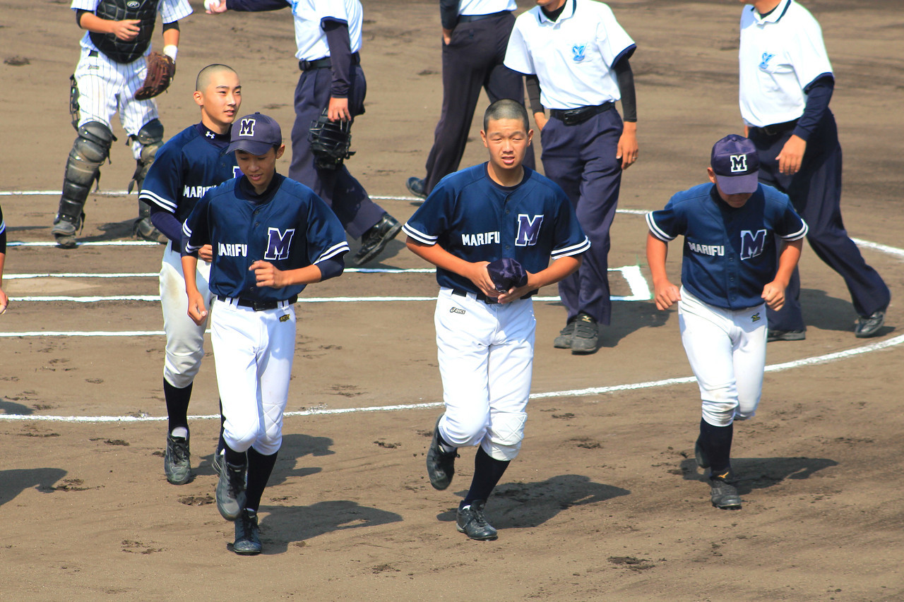 麻里布中vs島田中（平成28年度山口県春季中学軟式野球決勝大会 ・準決勝）_b0341242_16353937.jpg