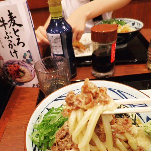 麦とろ牛ぶっかけうどんにアタックされた_c0060143_19175674.jpg