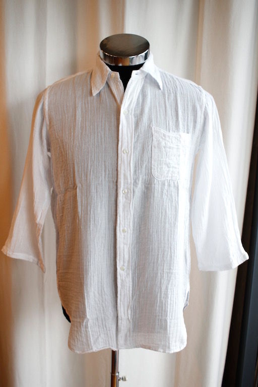 WALK ON FEEBLES別注 D.GAUZE SHIRT入荷しました_e0198668_19544698.jpg