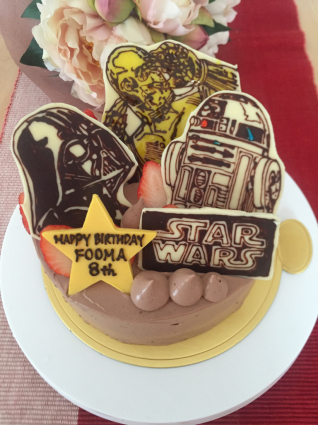 スターウォーズとミッキー ミニーケーキ Happy Field