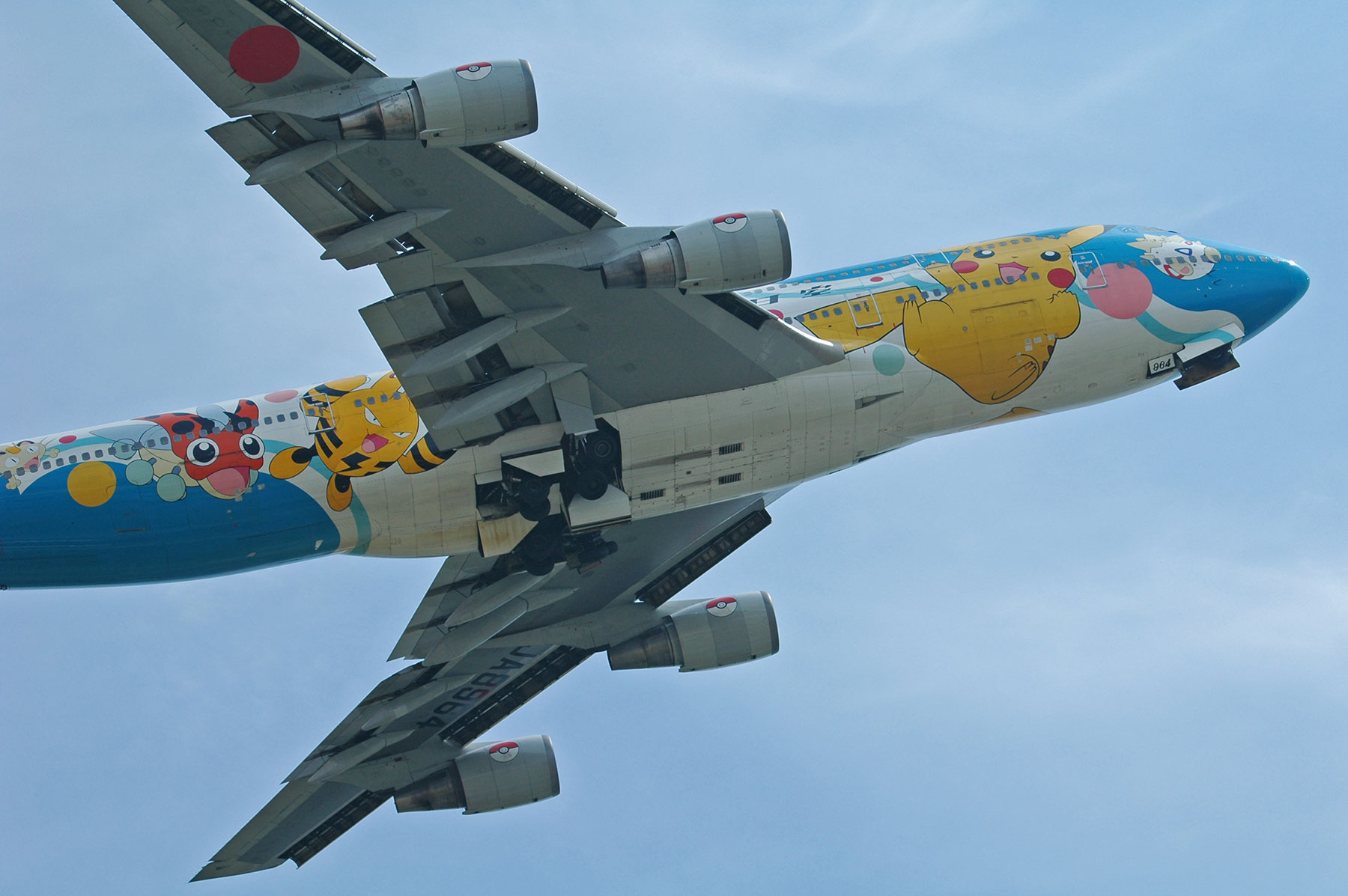BOEING 747-400D / JA8964 - ANAポケモンジェット1999 - : SKY BOEING 747-400D / JA8964 - ANAポケモンジェット1999 - : SKY