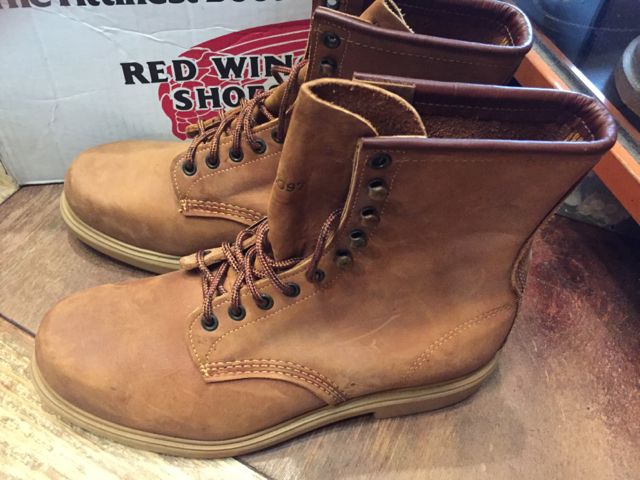 ８０s〜デッドストック　REDWING  レッドウィング　 #955 ヌバック　WORK BOOTS_c0144020_17452112.jpg