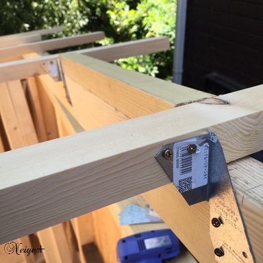 DIY小屋作り４（屋根作り）垂木とポリカ波板とおしゃれな飾り屋根を設置_f0023333_22015322.jpg