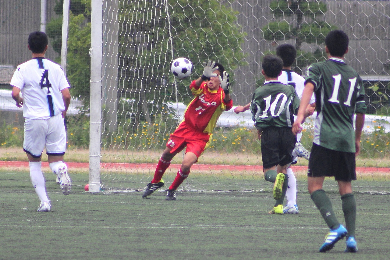 高水vs南陽工（平成28年度山口県高校総体サッカー競技1回戦）_b0341242_06511853.jpg