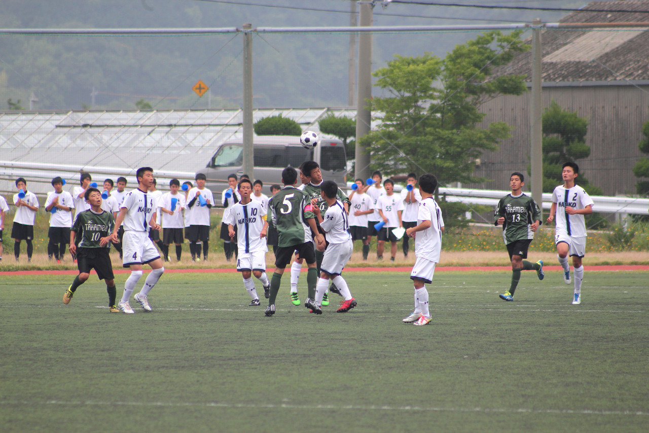 高水vs南陽工（平成28年度山口県高校総体サッカー競技1回戦）_b0341242_06520227.jpg